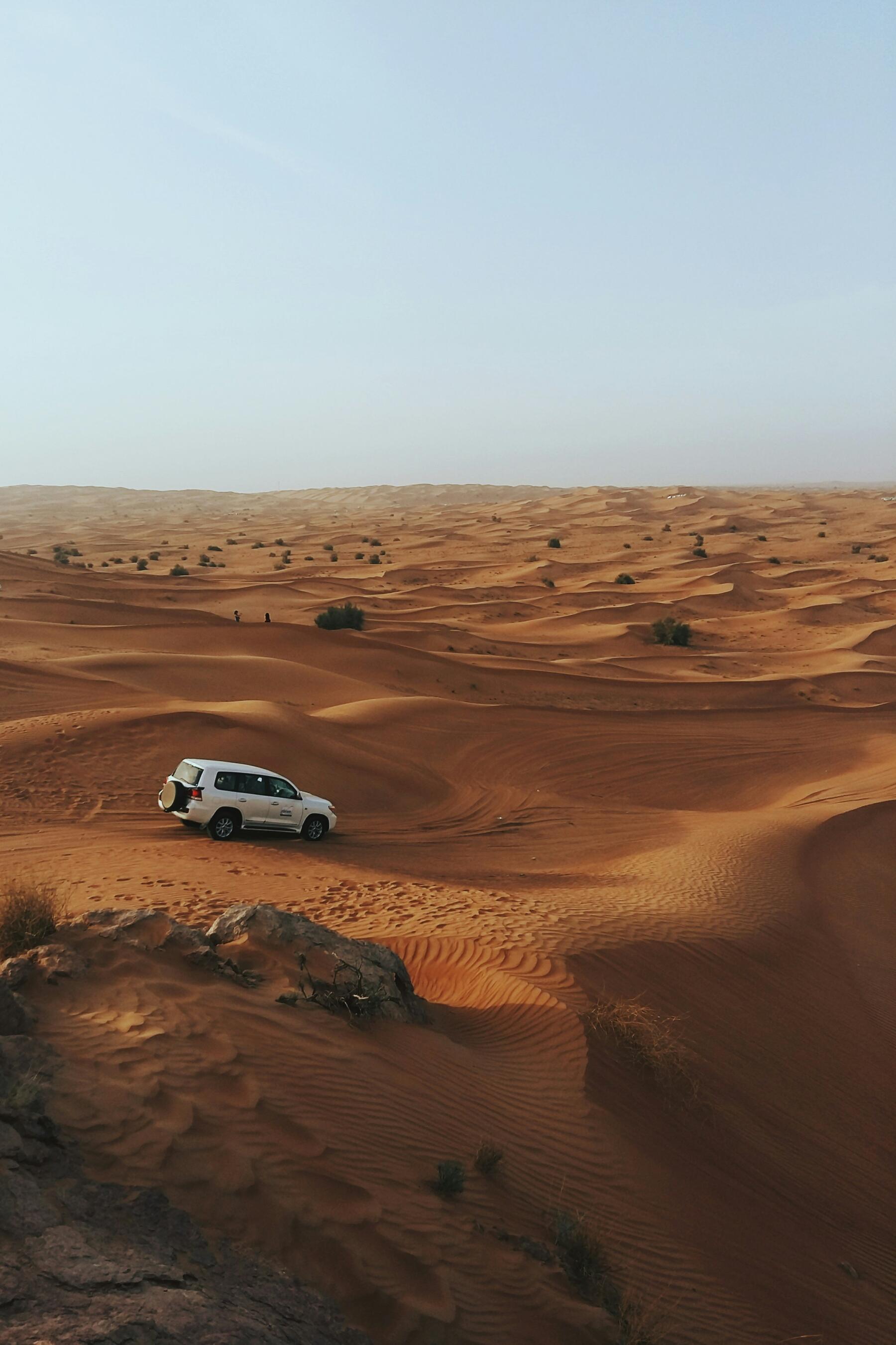 Desert safari in the dunes outside Dubai